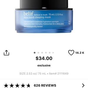 BELIF Aqua bomb sleeping mask